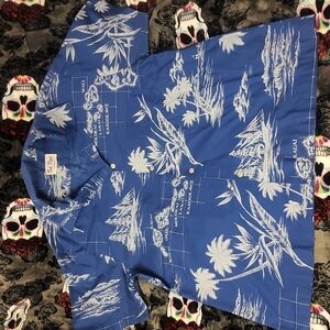 Kai Nami Vintage Men's Hawaiian Shirt